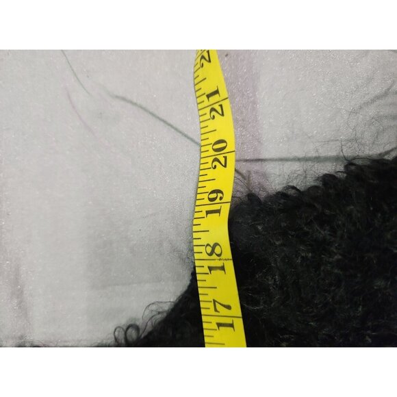 Anthropologie Black Mohair Sweater Cape  Sleeping On Snow Tavan  Vest Small - Picture 6 of 8